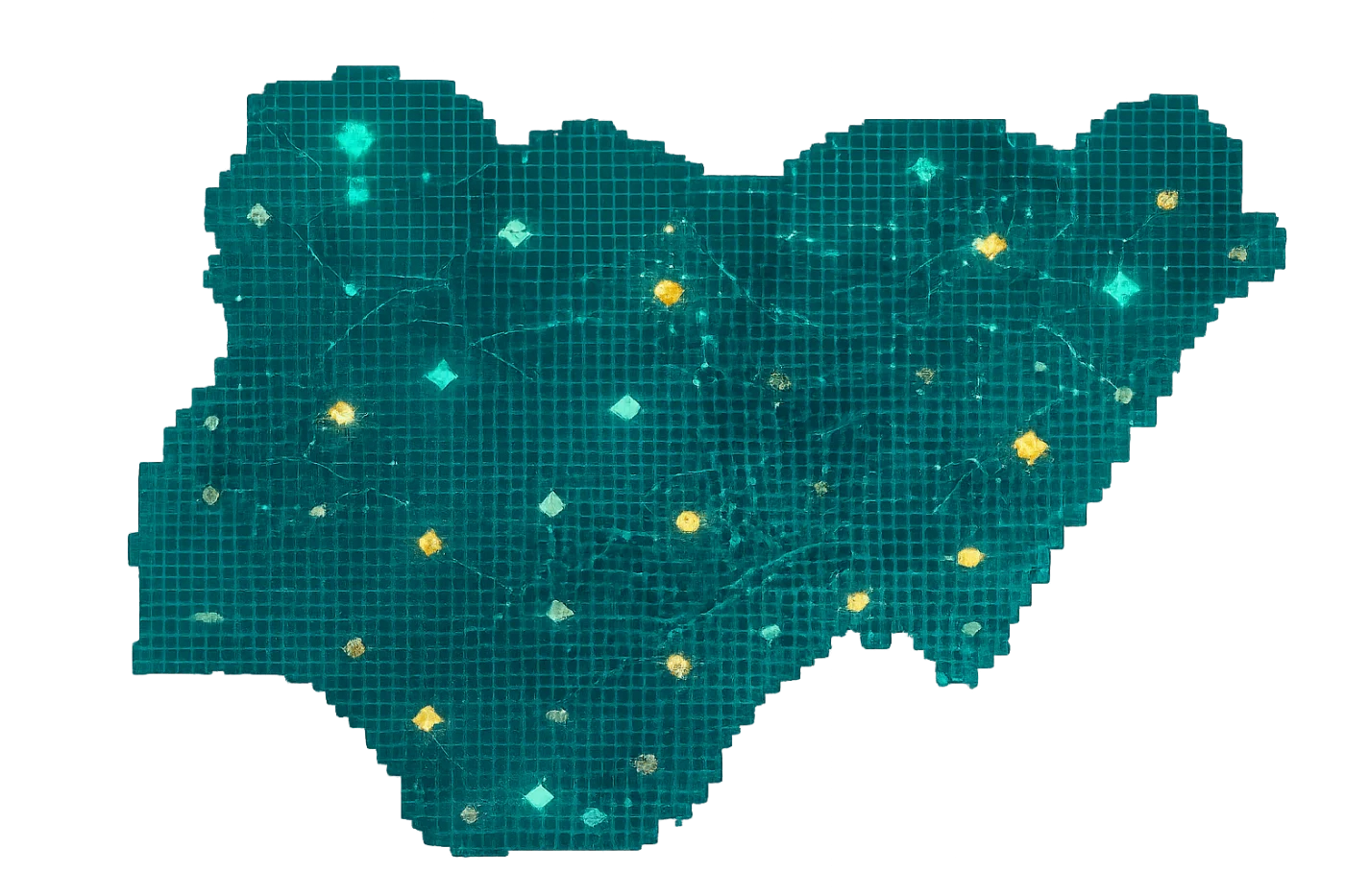 Nigeria participation heat-map